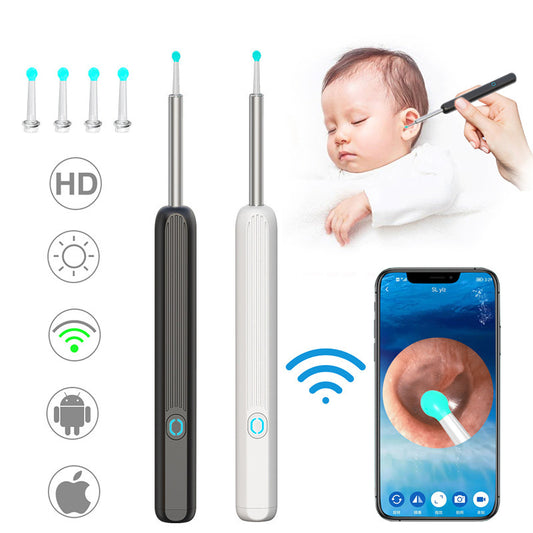 PureCanal Wireless Ear Wax Removal Tool with 1080P HD Camera – Smart Otoscope Ear Cleaner with LED Light, Safe & Painless Ear Cleaning Kit for Adults & Kids, Compatible with iPhone & Android