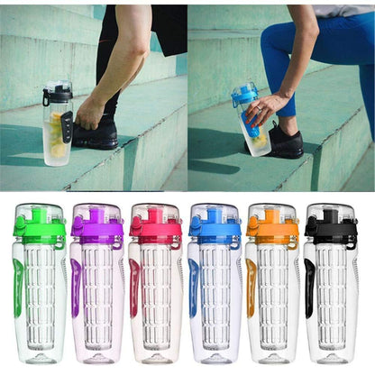 InfuseFlow Hydrator 1000ml Fruit Infuser Water Bottle