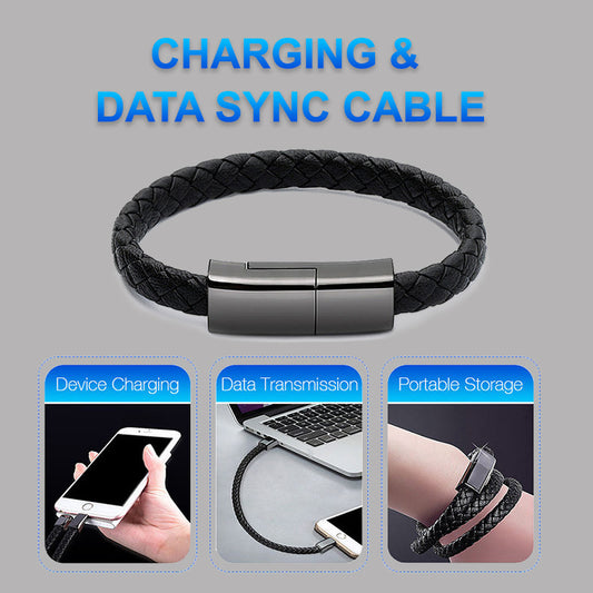 New Bracelet Charger USB Charging Cable Data Charging Cord iphone